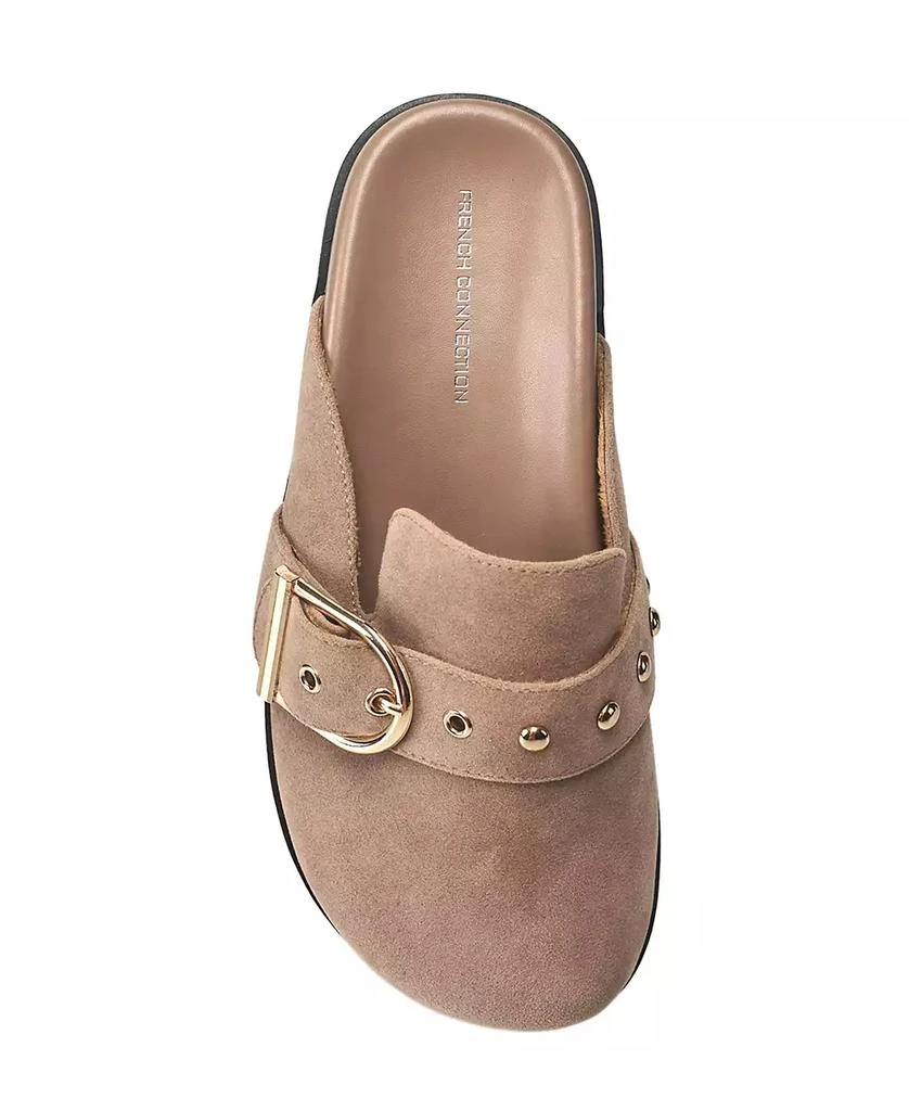 French Connection Women's Reina Buckle Strap Clogs 7