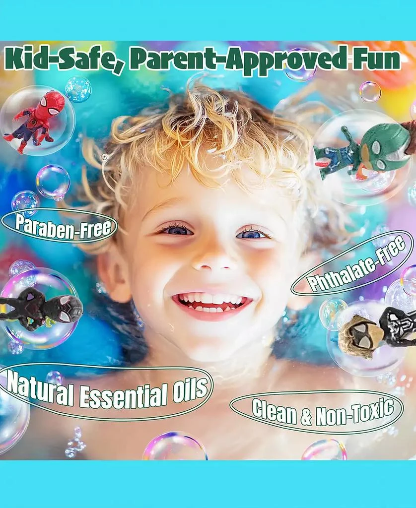 Lovery 12-Pc. Superhero Bath Bombs Gift Set with Surprise Toy 5