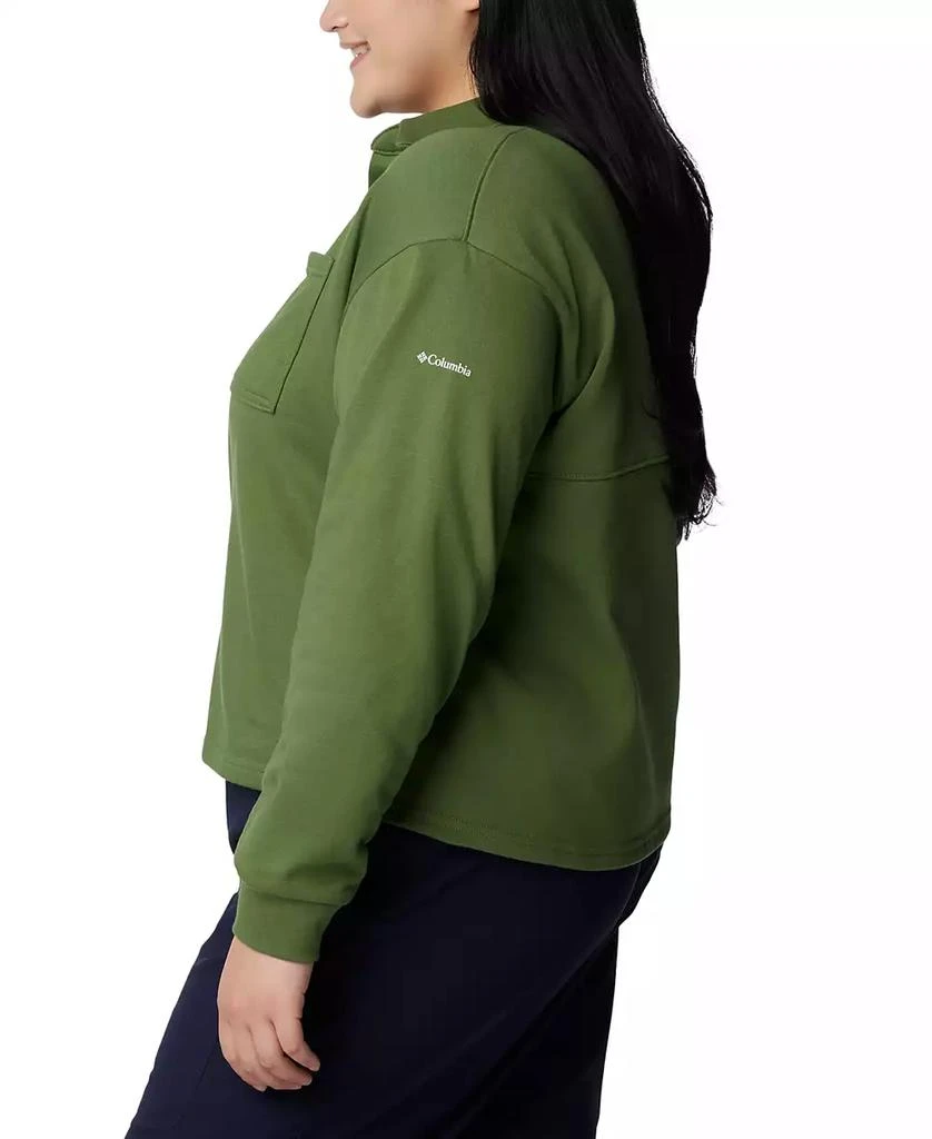 Columbia Plus Size Trek™ Collared Long-Sleeve Top, Created for Macy's 5