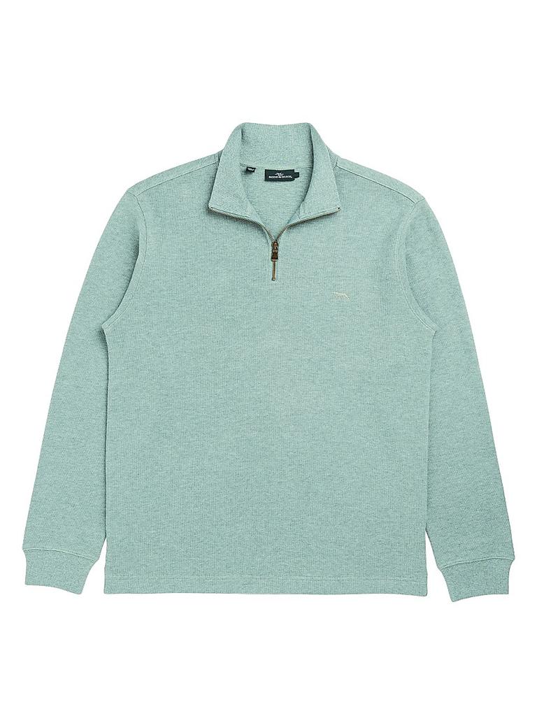 Shop Auralee Super Fine Knit Skipper Polo Shirt on Sale at