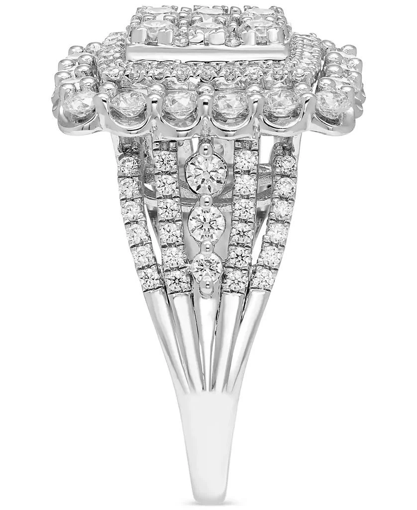 Macy
s Diamond Multi Halo Emerald Shaped Cluster Ring (2 ct. t.w.) in 14k White Gold 4