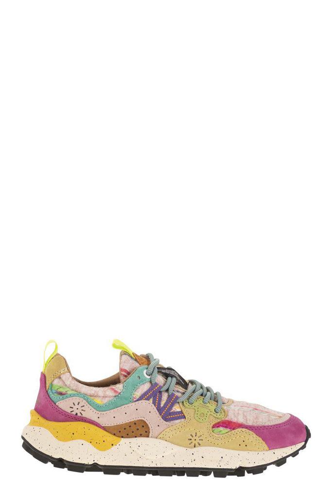 Flower Mountain Flower Mountain Yamano 3 - Sneakers In Suede And Technical Fabric