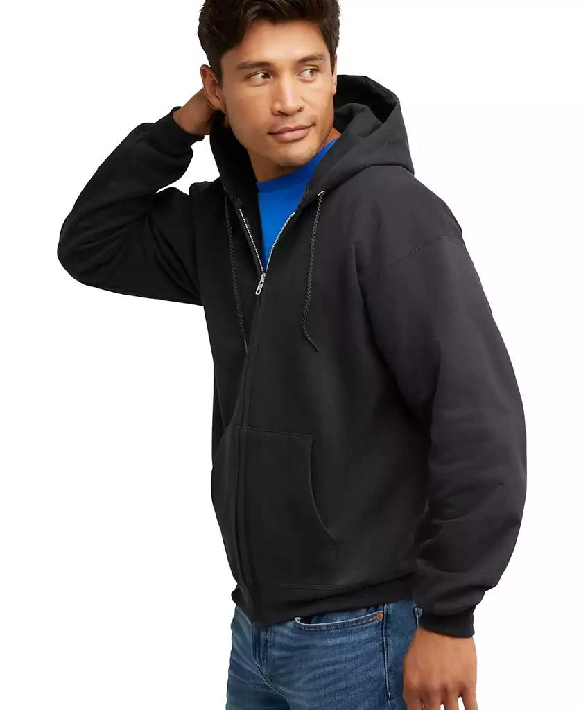 Hanes Ultimate Men's Full-Zip Heavyweight Fleece Hoodie 4