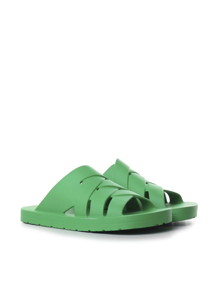 Bottega Veneta Slides In Black Rubber 2