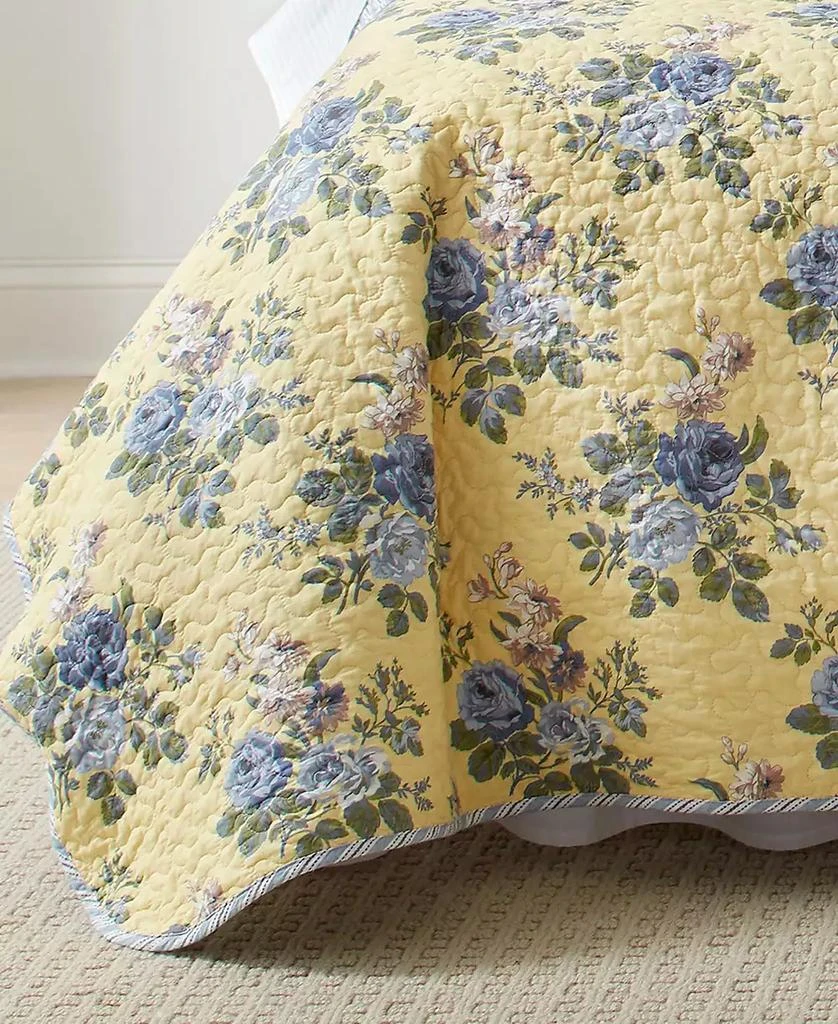 Laura Ashley Linley Cotton Reversible 2-Pc. Quilt Set, Twin 10