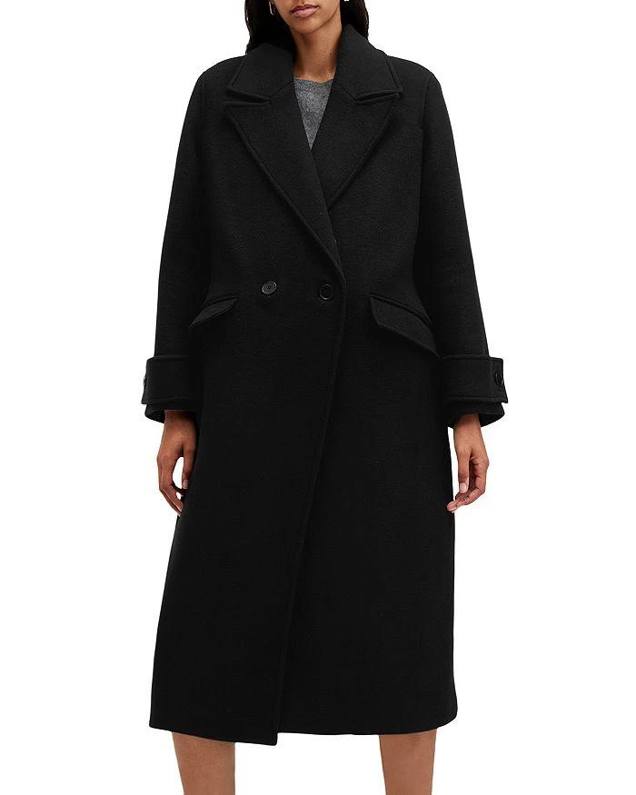 ALL SAINTS Mabel Double Breasted Oversized Coat 7