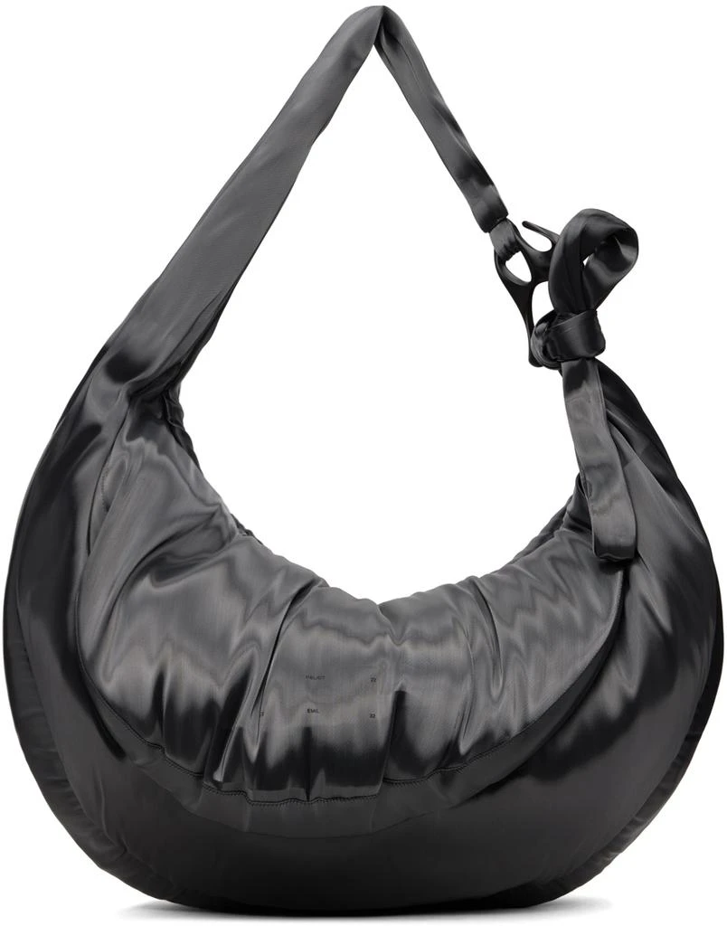 Heliot Emil Silver Liquid Metal Maxi Crossbody Bag 1