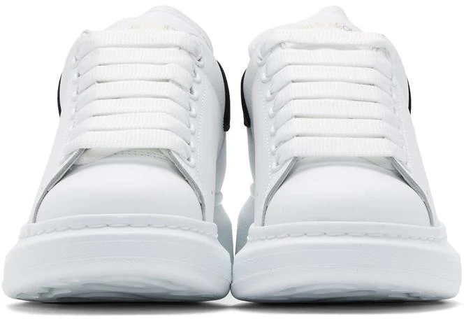 Alexander McQueen White & Black Oversized Sneakers 2