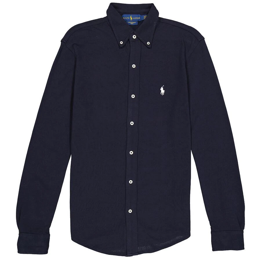 Ralph Lauren Navy Logo Embroidered Shirt