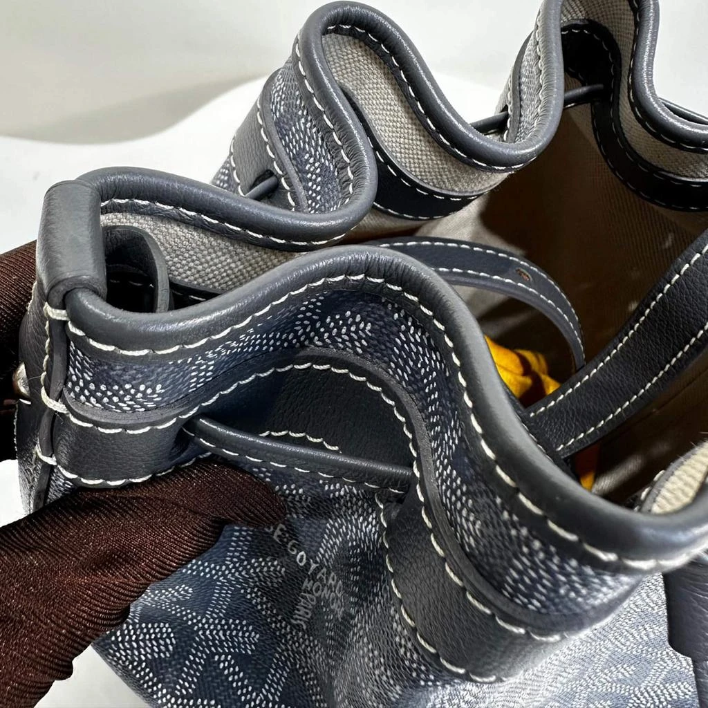 Goyard Goyard Grey Goyardine Petit Flot PM Bucket Bag 6