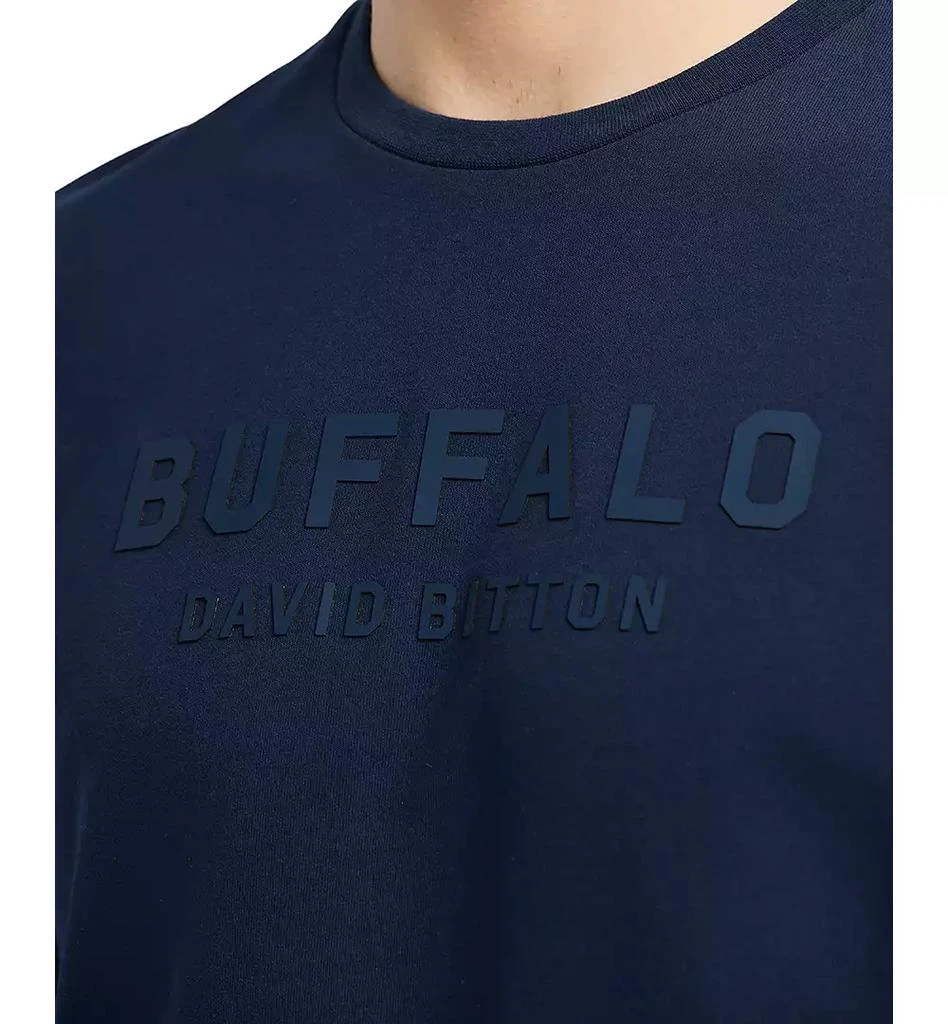BUFFALO David Bitton Men
s Tomba Short Sleeve Crewneck Raised Logo Graphic T-Shirt 5