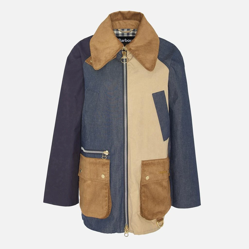Barbour Barbour The Edit Gunnerside Patch Chambray and Gabardine Jacket 4