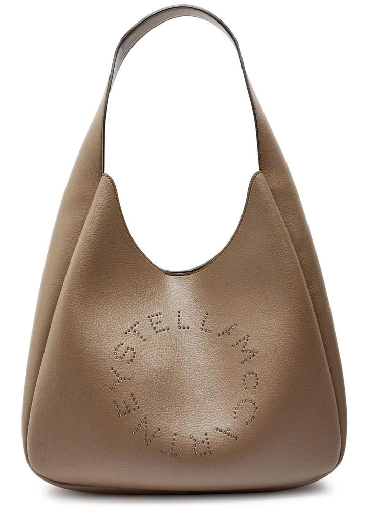 Stella McCartney Logo large faux leather shoulder bag 1