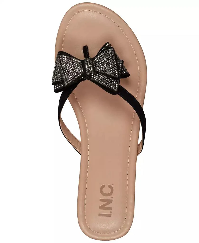 INC International Women's Mabae Bow Flat Sandals, Created for Macy's 4