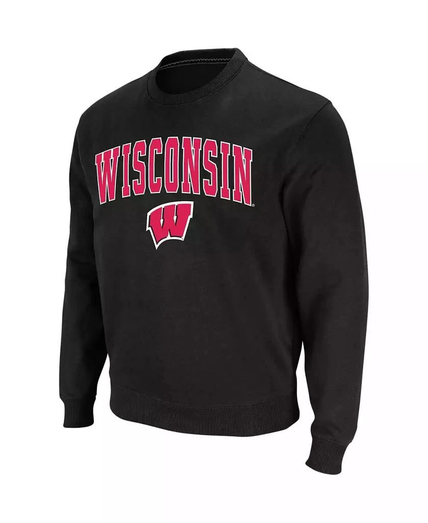 Colosseum Men
s Wisconsin Badgers Arch 
Logo Crew Neck Sweatshirt 2