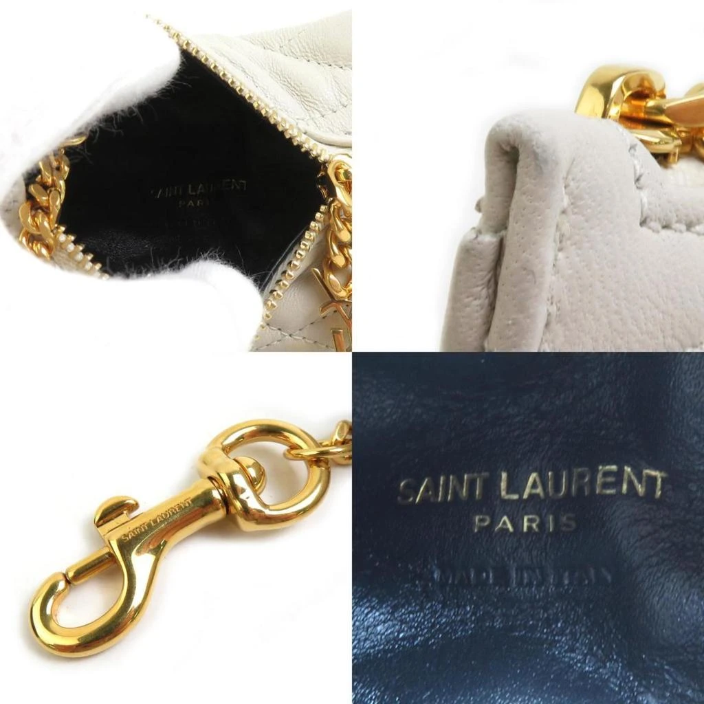 Yves Saint Laurent Leather Coin Purse/Coin Case (Pre-Owned) 4