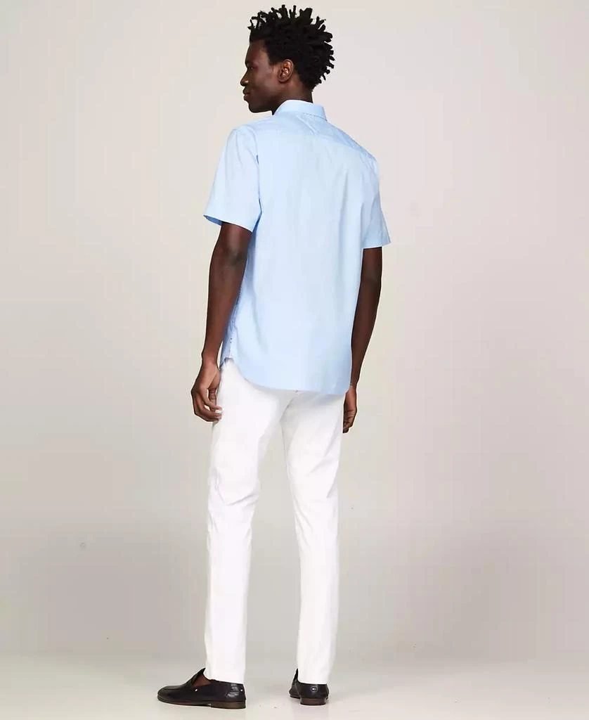 Tommy Hilfiger Men's Short Sleeve Flex Poplin Button-Down Shirt 2