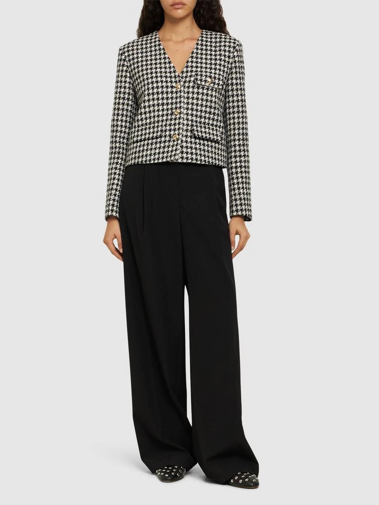 ANINE BING Cara Houndstooth Jacket 1