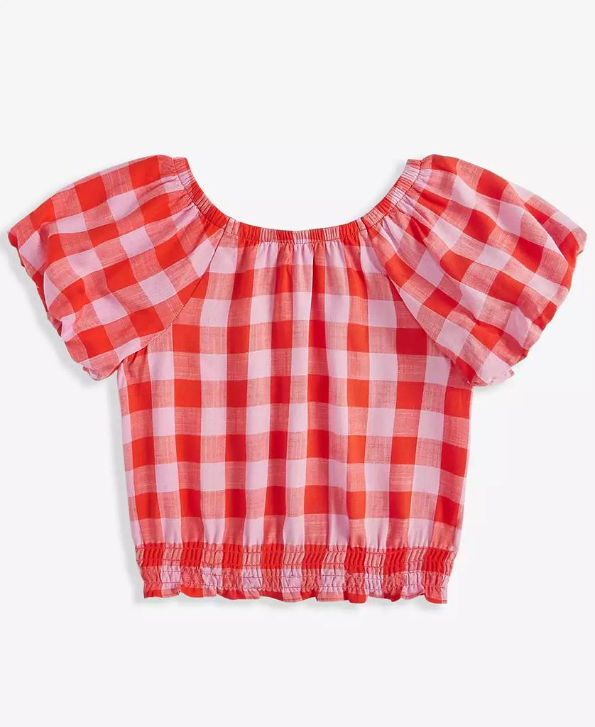 Epic Threads Girls Gingham Smocked Top, Exclusively at Macy's