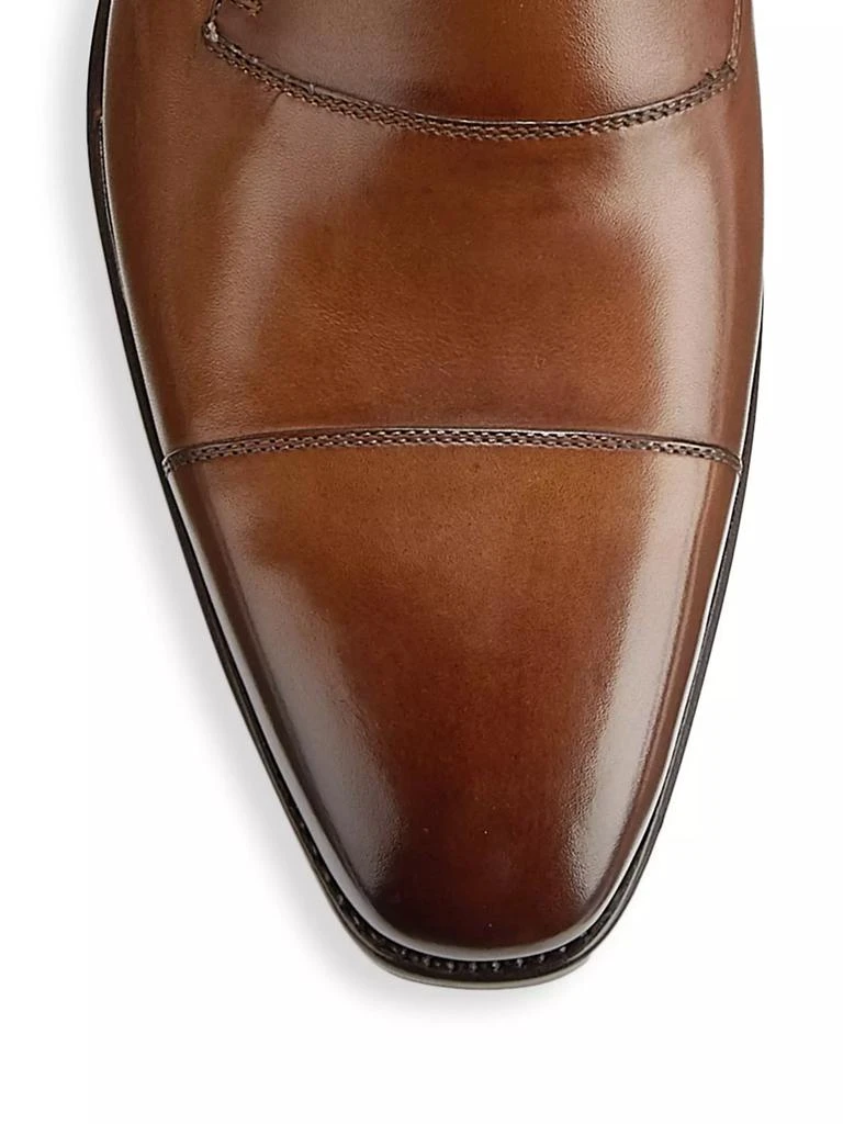Paul Stuart Giordano Monk-Strap Leather Shoes 4