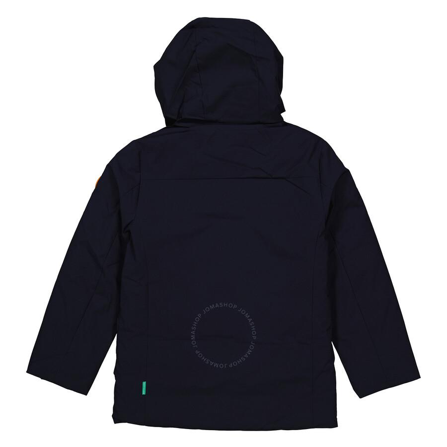Save The Duck Boys Navy Blue Albi Hooded Parka