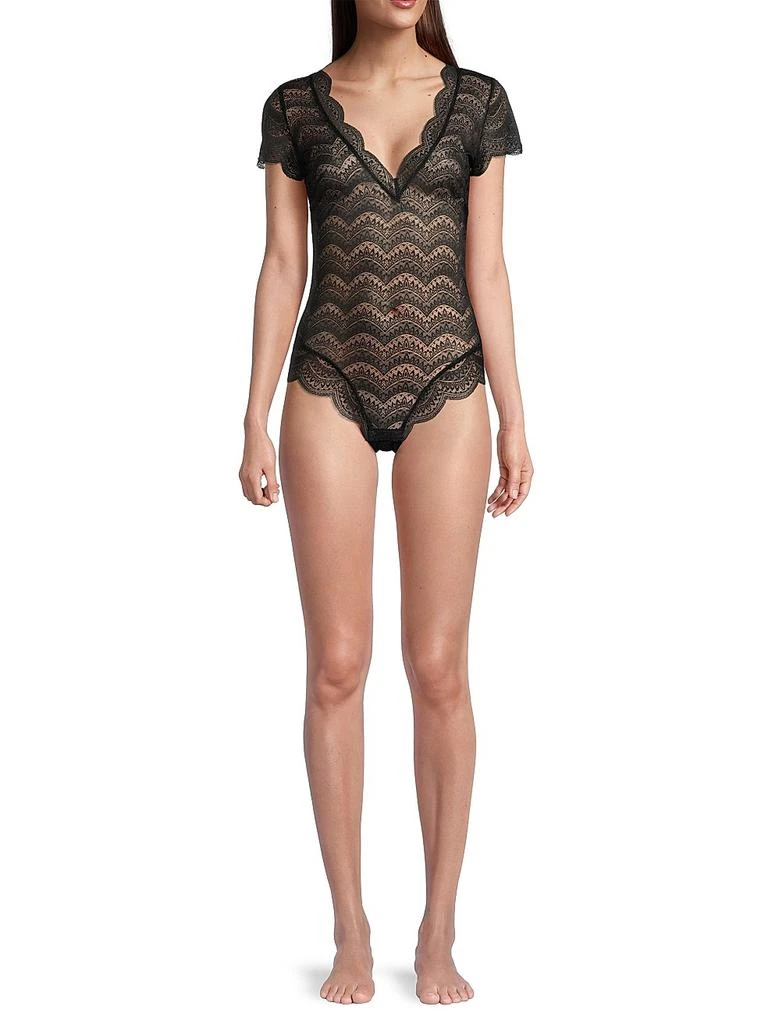 Simone Pérèle Karma Scalloped Lace Bodysuit 2