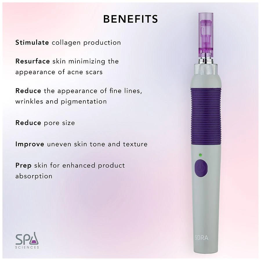 Spa Sciences Sora Microneedle Derma Pen System - USB Rechargeable 2