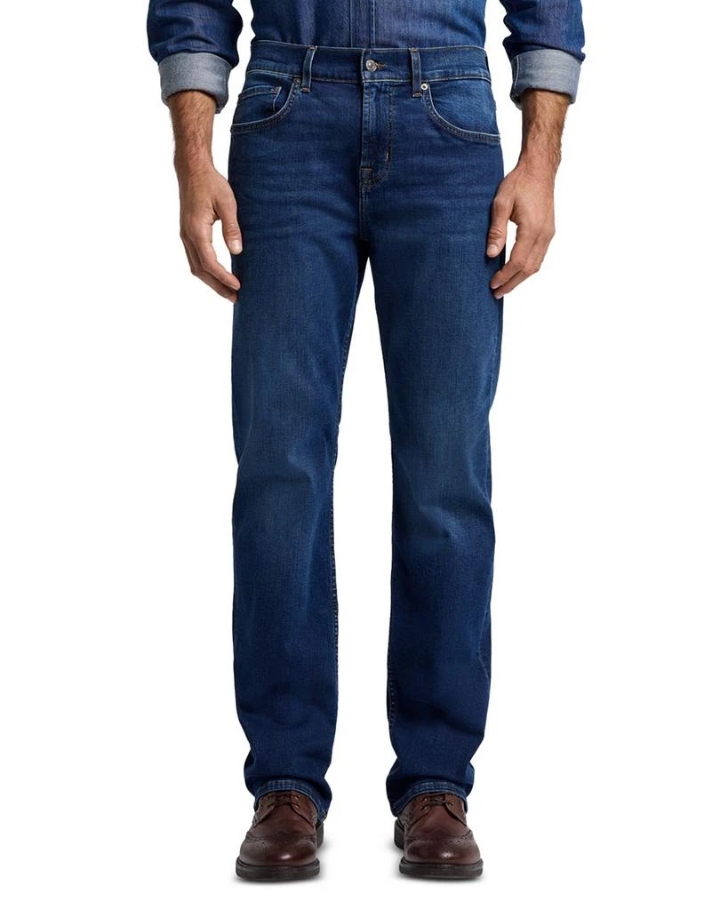 7 For All Mankind Austyn Straight Fit Jeans in Warm Braw 1