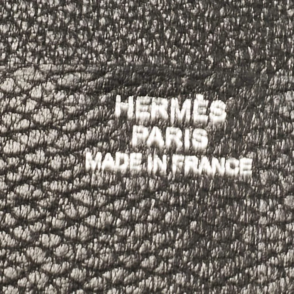Hermes Hermes Noir Evercolor Leather Bifold Wallet 8