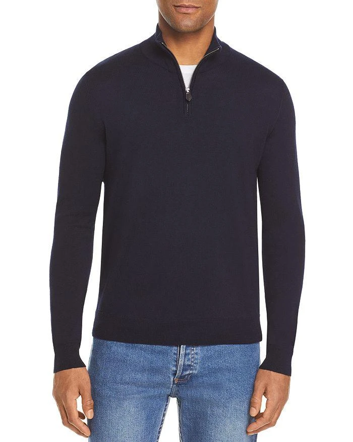 The Men's Store at Bloomingdale's Quarter-Zip Merino Wool Sweater - Exclusive