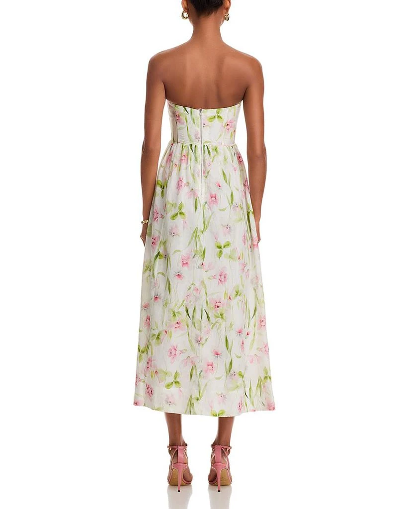 Bardot Lola Floral Corset Midi Dress 4