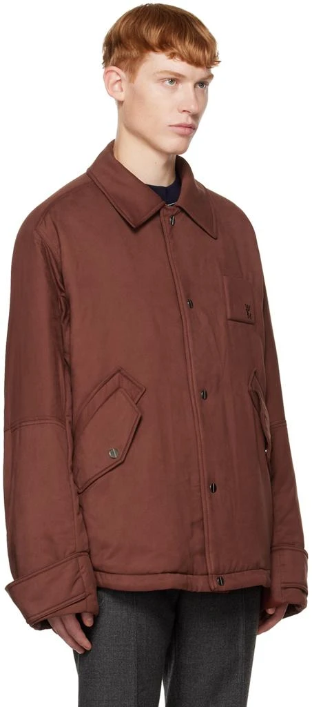 Wooyoungmi Brown Embroidered Jacket 2