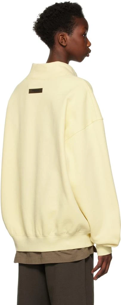 Essentials Yellow Mock Neck Sweatshirt 3
