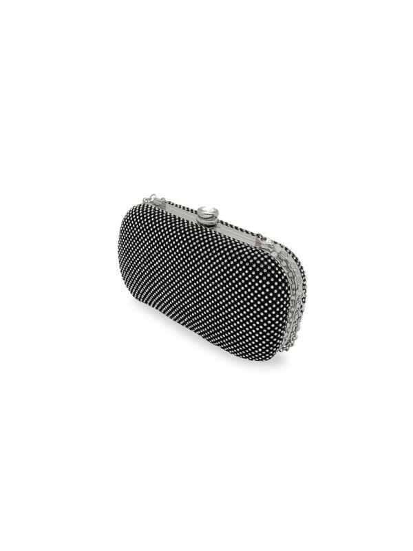 La Regale Crystal Mesh Convertible Clutch