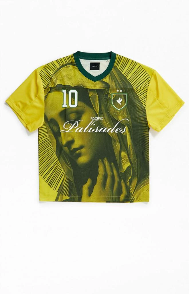 PacSun Yellow Pacific Palisades Glory Soccer Jersey 1