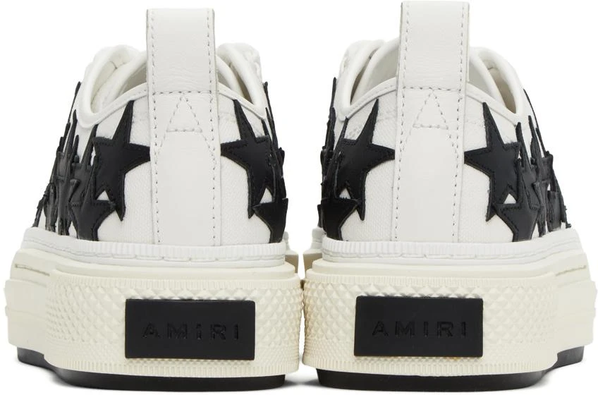 AMIRI White 
Black Stars Court Low Sneakers 2