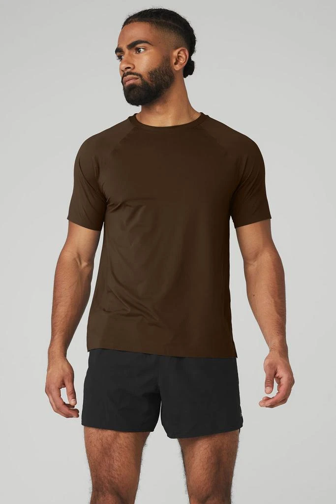 Alo Idol Performance Tee - Espresso 1