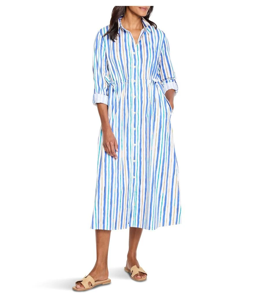 NIC+ZOE Petite Oasis Stripe Jamie Dress 1