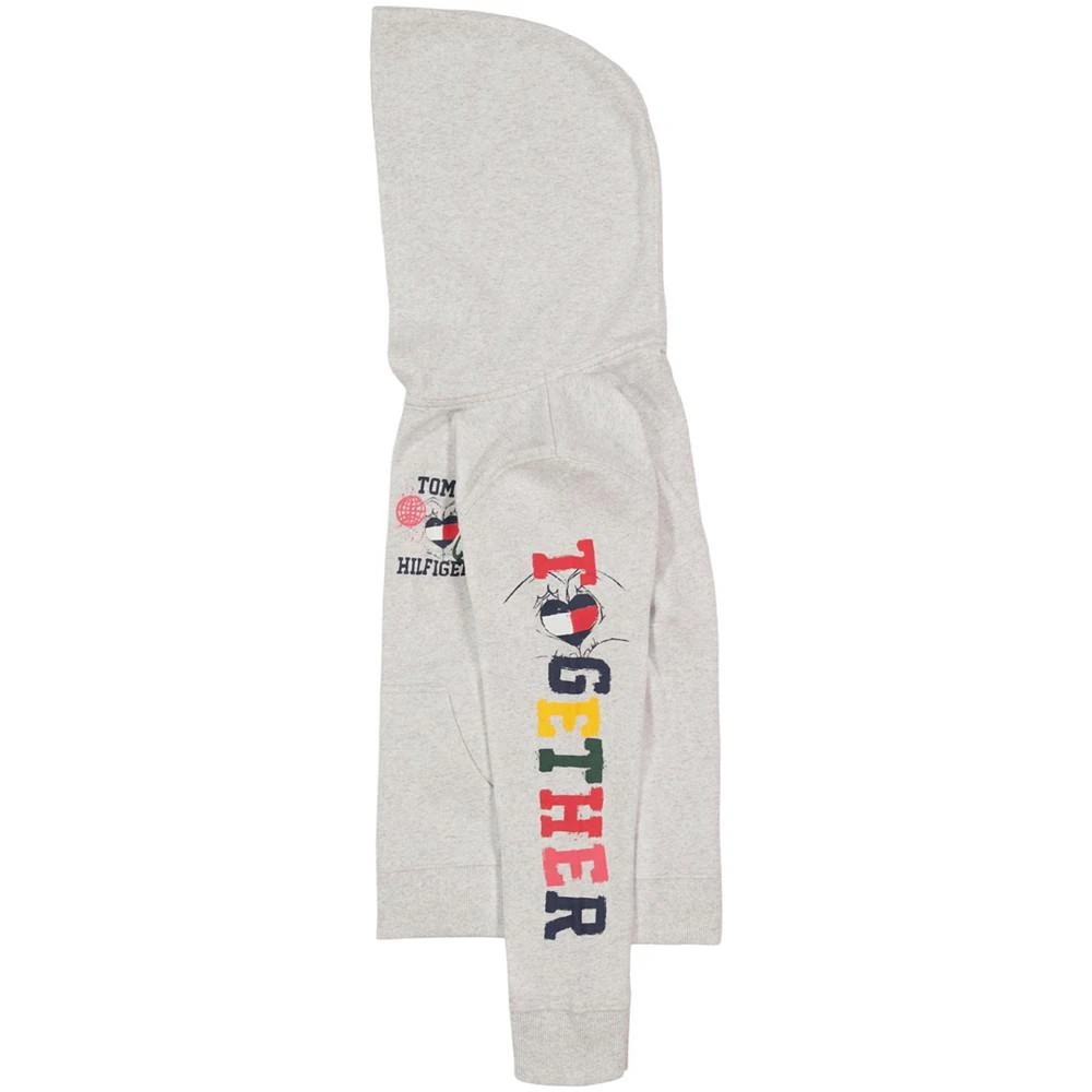 Tommy Hilfiger Toddler Girls Together Logo Fleece Zip-Up Hoodie 2