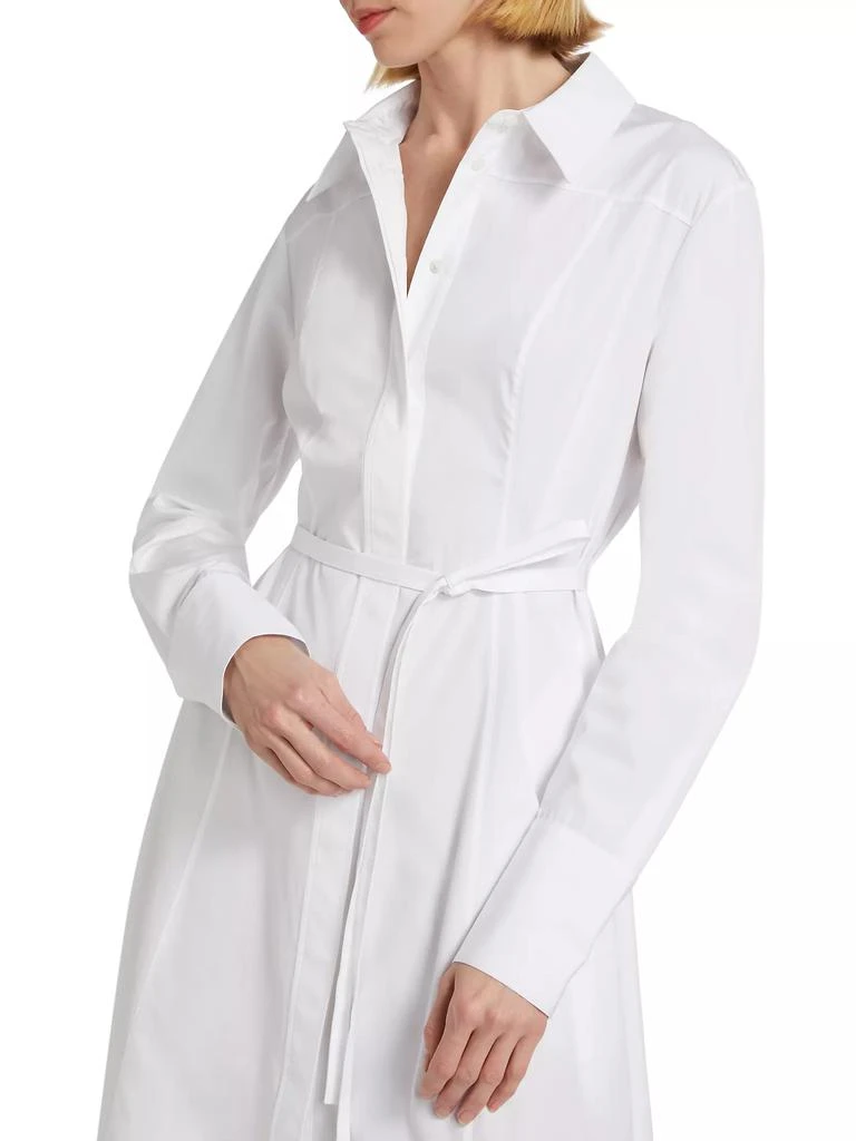 Co Cotton Poplin Tie-Waist Shirtdress 6