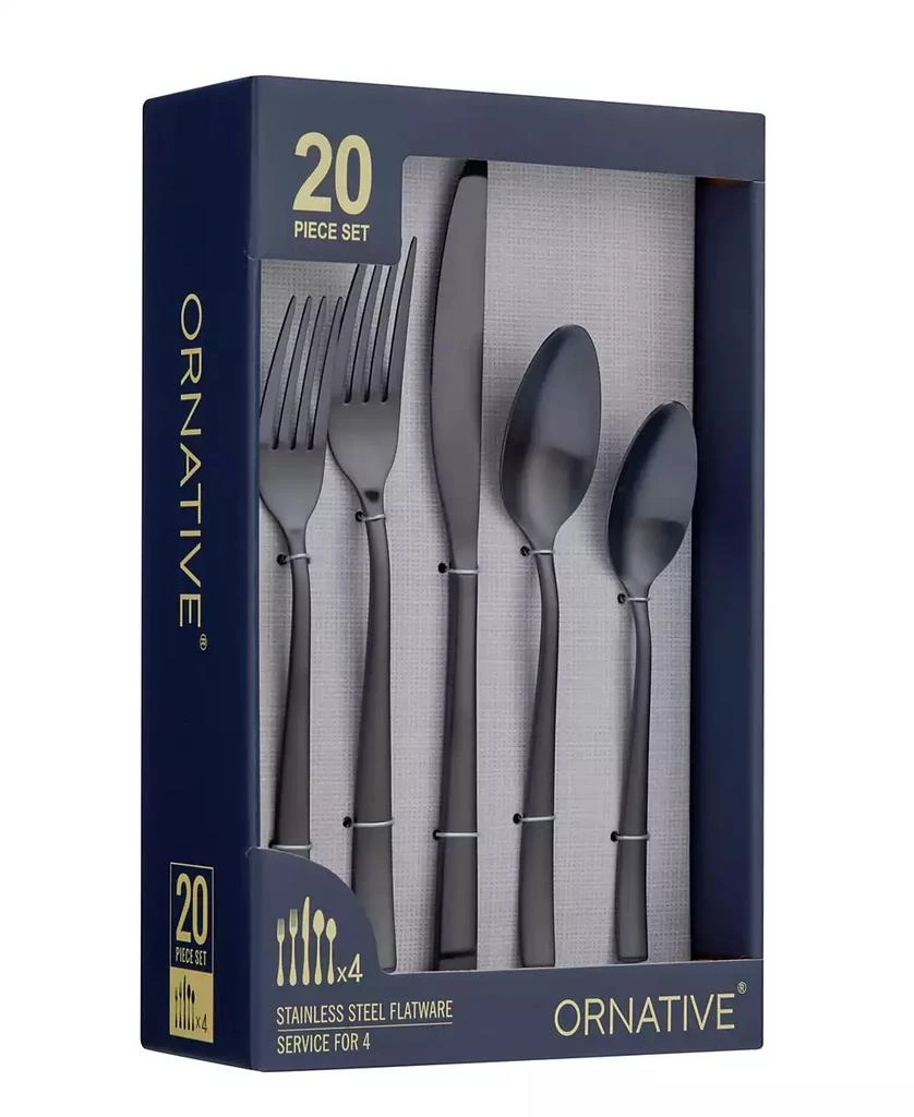 Ornative Lola 20 Piece Flatware Set, Service for 4 4