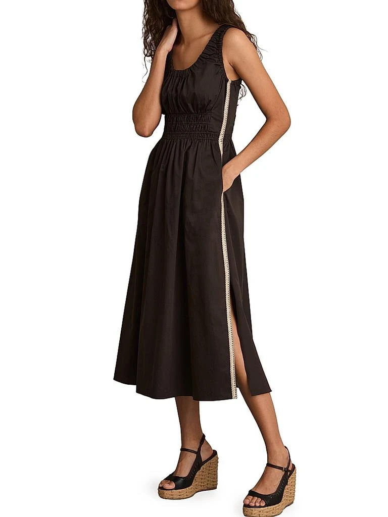 Anouk Cotton Smocked Midi-Dress  On Sale Now with Up to 63% Off | Discover  Exclusive Deals & Savings at BeyondStyle  Authentic REISS midi-length|women's  apparel|dresses|women's|sleeveless|Women's|cotton|solid|a-line|modern|scoopneck  with Limited-Time ...