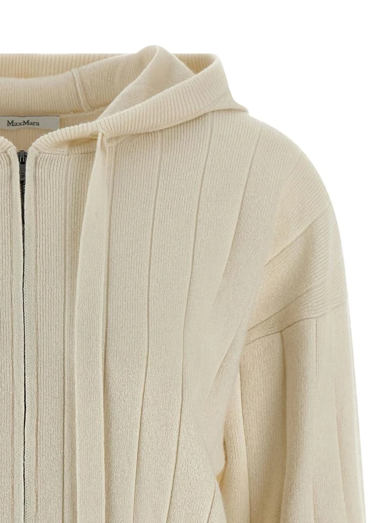 Max Mara Max Mara Rubiera Zipped Knitted Cardigan 3