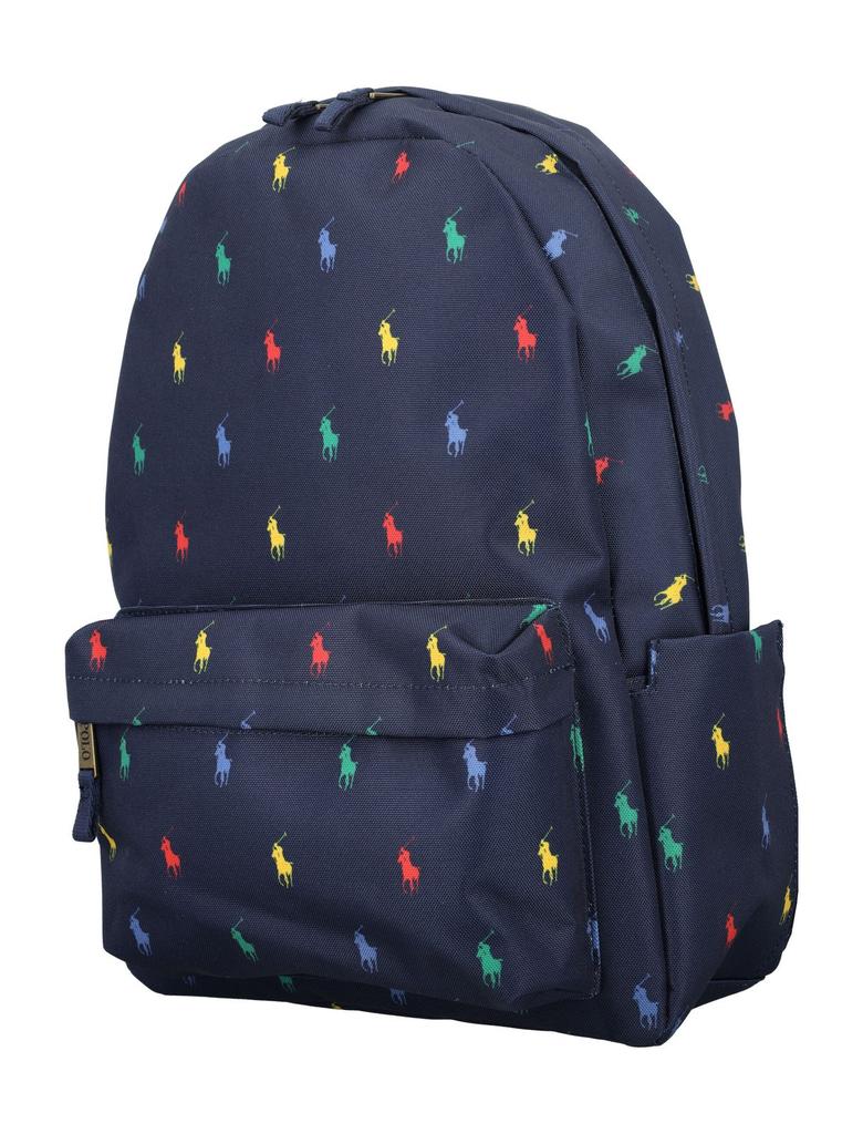 Shop Polo Ralph Lauren Kids Polo Pony Zipped Backpack on