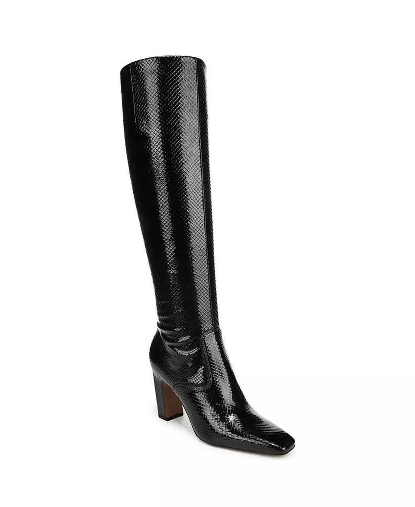 Franco Sarto Women's Bowman Square Toe Knee High Dress Boots 1