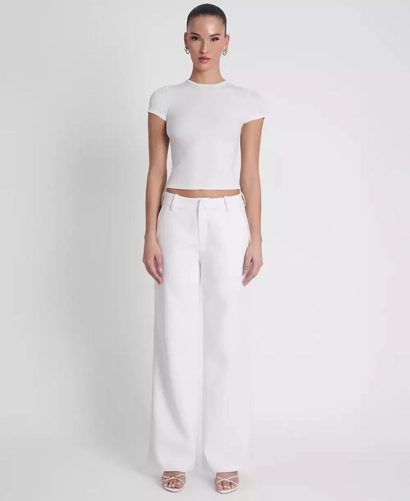 LEAU Women
s Classic Column Straight Trousers