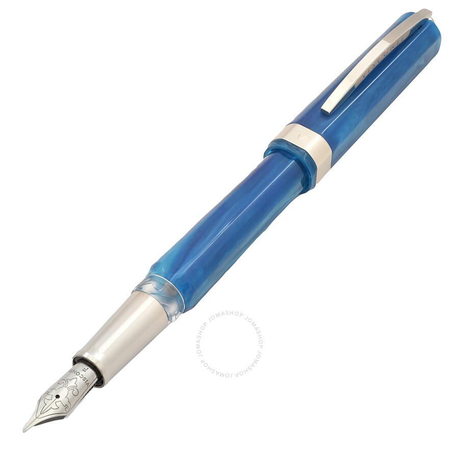 Visconti Opera Demo Carousel Blue Cotton Candy Fountain Pen Fine Nib KP32-02-FPAF