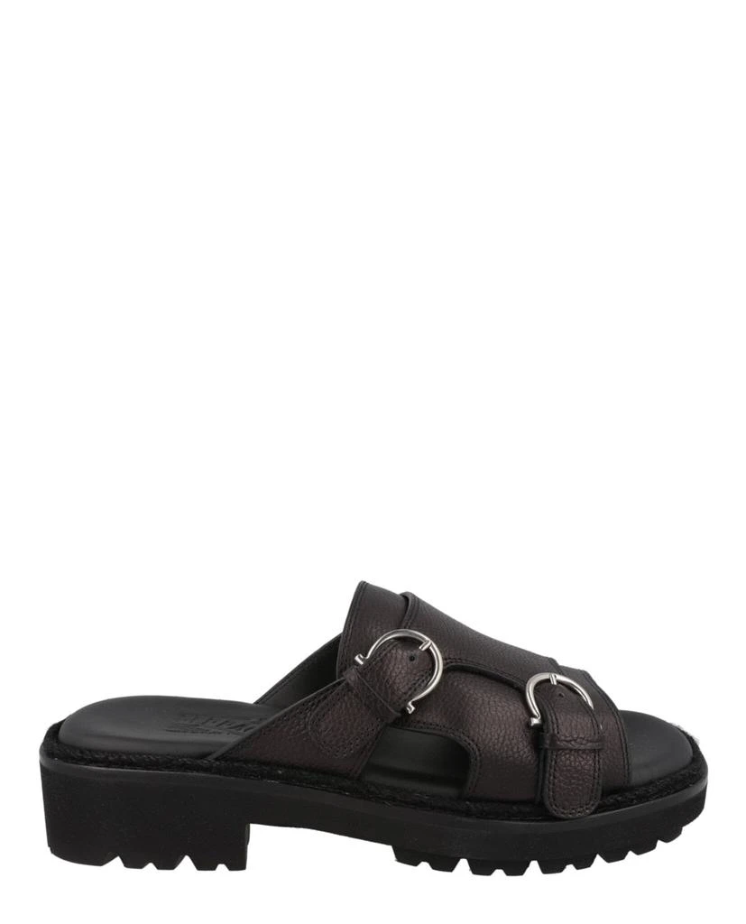 Salvatore Ferragamo Girby Leather Slides