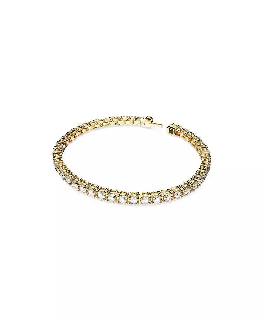 Swarovski Crystal Round Cut Matrix Tennis Bracelet 4