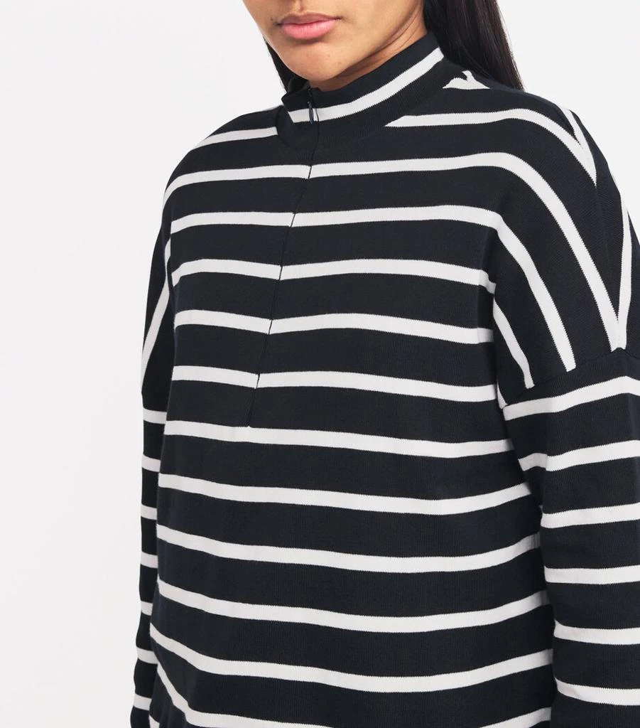 ME+EM Striped Quarter-Zip Sweater 6